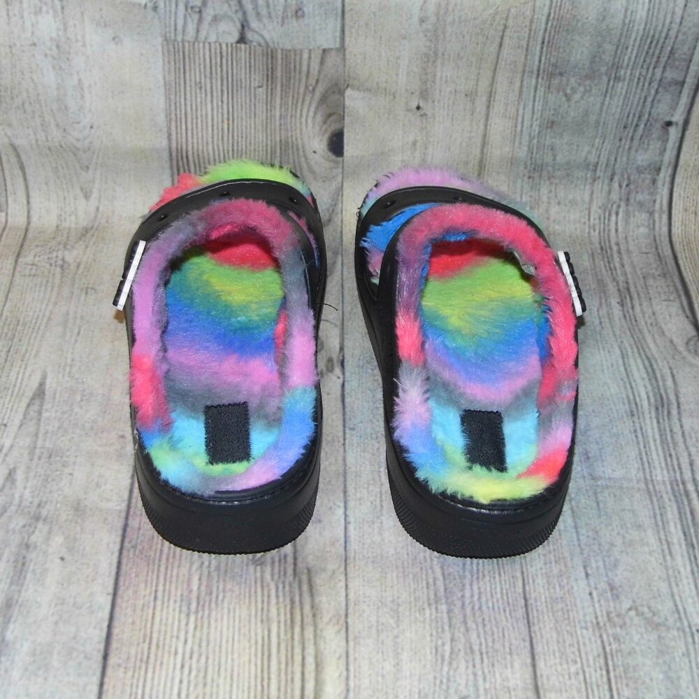 CROCS Classic Cozzzy Spray Dye Slide Sandals Womens Size 11 - Picture 5 of 8